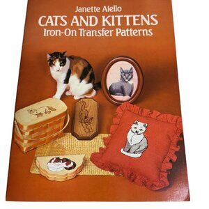 Cats and Kittens Iron-On Transfer Patterns by Janette Aiello